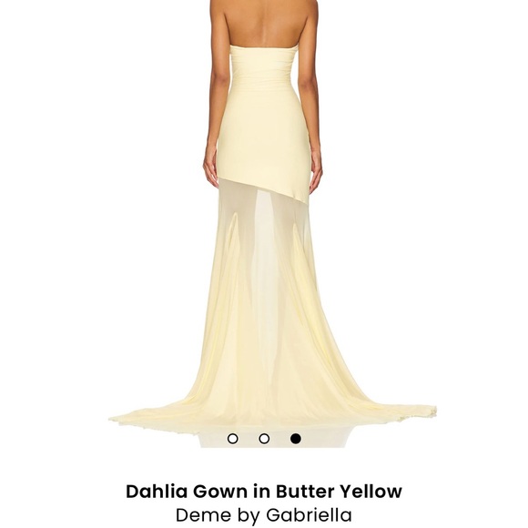 Deme by Gabriella - Dahlia Gown - Butter Yellow - Picture 2 of 6